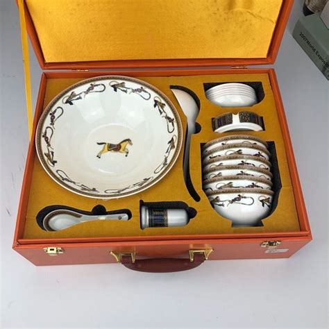 hermes mini tray|Hermes dinner set price.